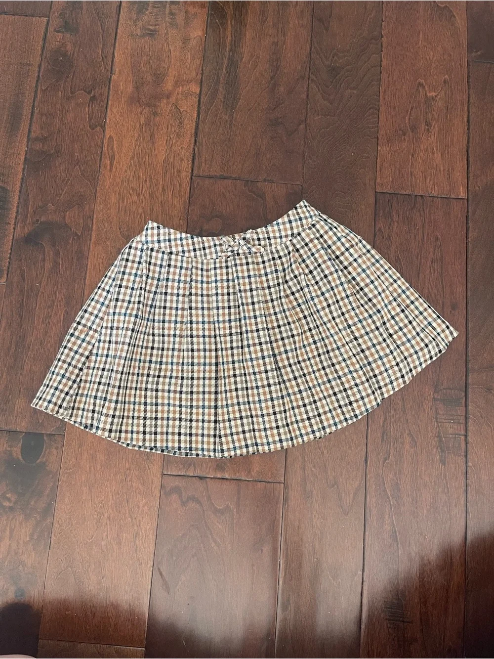 Zara Kids Plaid Mini Skirt 6